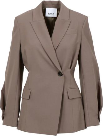 Erika Cavallini Semi Couture Donna, Giacche, Grigio, S, new