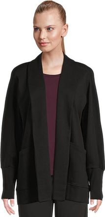 Pact Airplane Wrap Cardigan Womens Sweater Black : SM, Cotton