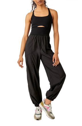 Free People Righteous Crisscross Onesie In Black