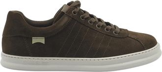Camper Groene Su&egrave;de Leren Sneakers - Dames - Sneakers - Bruin - 42 EU - Su&egrave;de - Schoenen