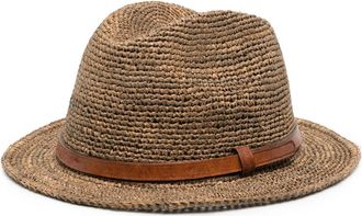 Ibeliv Woven Raffia Fedora