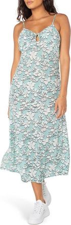Roxy Starry Eyes Midi Dress in Aquifer at Nordstrom, Size X-Large