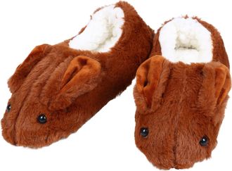Generic Soft And Warm Infant Toddler Slipper Shoes For Cozy Comfort All Day Long With Sole Design Perfect For Baby Girls And Boys Indoor Winter Footwear (Brow