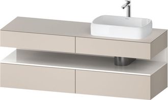 Duravit Qatego Consola Mueble Bajo Lavabo, 2 Extensiones, 2 - Duravit