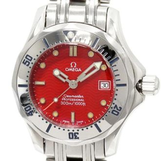 Omega Pre-owned Stainless Steel watches - Dames - Vintage Horloges - Rood - ONE Size - Vintage