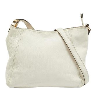 Michael Kors Pre-owned Cross Body Bags, female, White, Size: ONE SIZE Pre-owned Leather Shoulder Bag