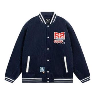 Li-Ning BadFive Graphic Cotton Baseball Jacket Black AJMS113-1