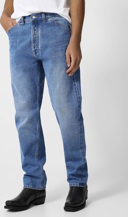 Drake's Mens Tapered faded selvedge jean