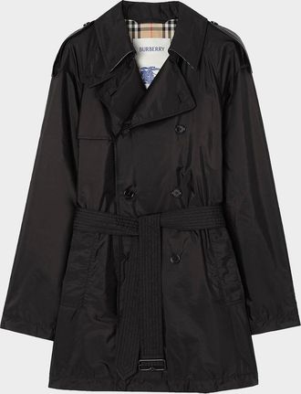 Burberry Men & apos;s Leadenham Nylon Trench Jacket