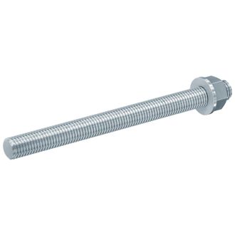 Fischer 10x Varilla De Anclaje Fis A M 12 X 260 Mm Galvanizado Por Inmersi&oacute;n En Caliente Calidad Del Acero 5.8 - 90287