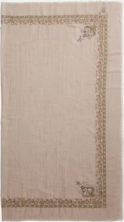 Loro Piana Butterfly Garden Embroidered Cashmere Shawl