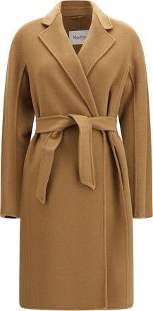 Max Mara Womens Coat Aceri Camel Cashmere