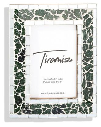 Tiramisu Malachite Glaze Mosaic Picture Frame
