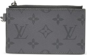 Louis Vuitton Portafoglio con monogramma e zip - Grigio