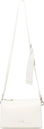 V° 73 Borsa a tracolla con placca logo - Toni neutri