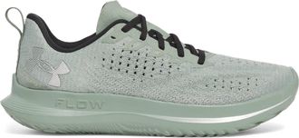 Under Armour Mens Velociti 4 Running Shoes in Green Textile - Size UK 9