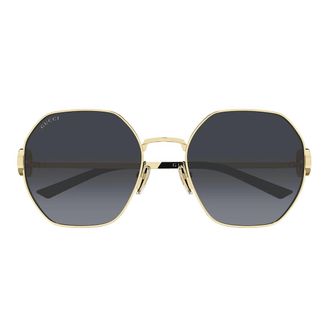 Gucci Sunglasses Gg2046 S 001 Gold/Grey Women