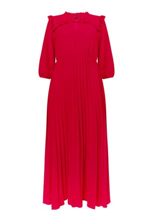 Faina Maxi jurk Dames rood