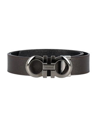 Ferragamo Reversible And Adjustable Gancini Belt