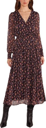 Minkpink Regal Godet Panel Midi Dress