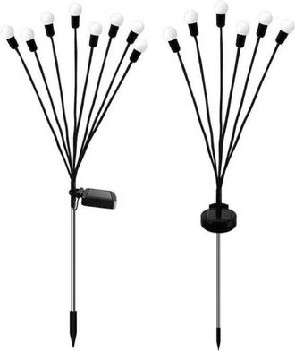 OEM Set Di 2 Luci Solari A Forma Di Lucciola, 6 Led, Impermeabili, Effetto Cielo Stellato, Per Giardino, Vialetto, Paesaggio, Esterni, Luce Calda [classe 