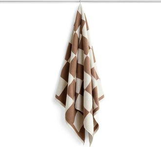 HAY Check Badetuch, 70 x 136 cm, cappuccino