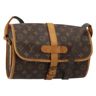 Louis Vuitton Pre-owned Leather Shoulder Bag - Dames - Pre-owned - Bruin - Maat: ONE Size Leer