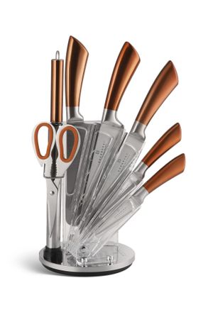 OEM Juego De Cuchillos Edenberg De 8 Piezas Con Soporte