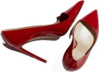 Francesco Russo Pumps met puntige neus - Rood