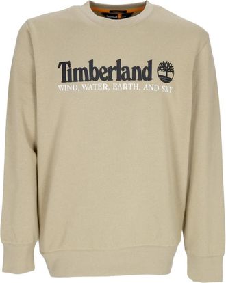 Timberland Lemon Pepper Crew Neck Sweatshirt - Heren - Sweatshirts - Beige - XL - Katoen - Hoodies & sweatvesten