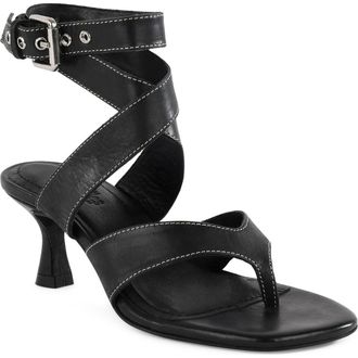 Seychelles Stroke of Luck Ankle Strap Sandal in Black at Nordstrom, Size 6.5