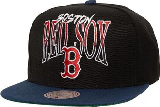 Mitchell & Ness Mens Mitchell & Ness Black Boston Red Sox Rise Up Snapback Hat at Nordstrom