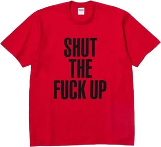 SUPREME FW25 x Number (N)ine Shut Up T-Shirt Red FW25T8-RED