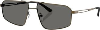 Emporio Armani Pilotenzonnebril - Heren - Zonnebrillen - Veelkleurig - 59 MM - Accessoires