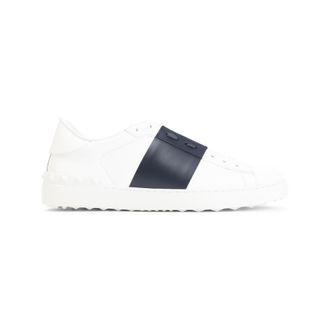 Valentino Garavani White Color Block Open Sneakers