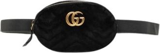 Gucci Pre-owned Belt Bag - Dames - Vintage Heuptassen - Zwart - ONE Size - Leer - Vintage