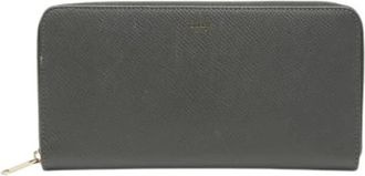 Celine Pre-owned Wallets, female, Gray, Size: ONE SIZE Pre-owned Leather Wallet