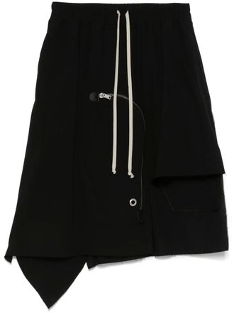 Rick Owens wool mini skirt - women - Wool - 40 - Black