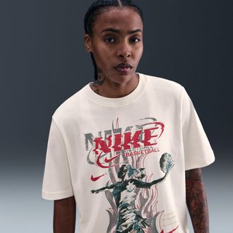 Nike Womens Nike Sportswear Essentials Loose T-Shirt in Grey | IM8618-030