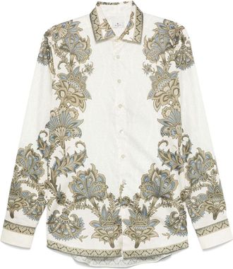 Etro Overhemd met paisley-print - Beige