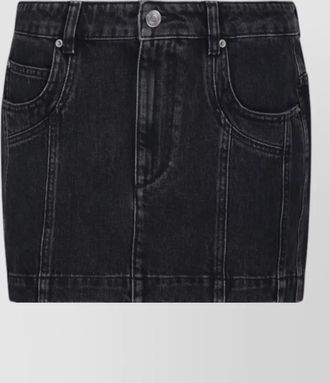 Isabel Marant cotton fitted mini skirt