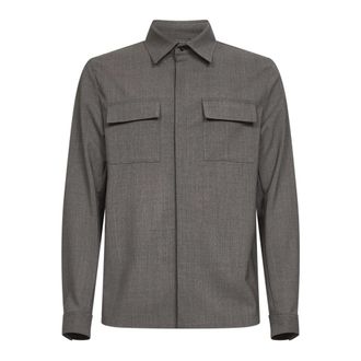 Herno Light Jackets, male, Gray, Size: XL Light Jacket
