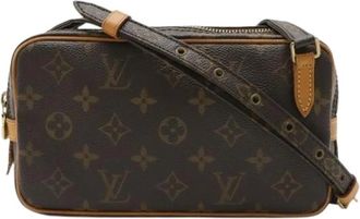 Louis Vuitton Pre-owned Cross Body Bags, female, Brown, Size: ONE SIZE Pre-owned Pochette Shoulder Bag