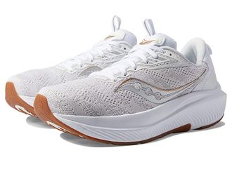 Saucony Echelon 9 Mens Shoes White/Gum : 10.5 D - Medium, Textile/Synthetic