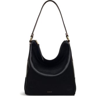 Radley London Waterloo Way Medium Ziptop Shoulder Bag in Black at Nordstrom