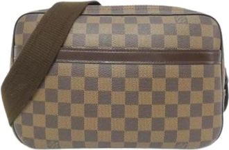 Louis Vuitton Pre-owned Cross Body Bags, female, Brown, Size: ONE SIZE Pre-owned Canvas Shoulder Bag