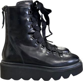 Homers Womens Greno Lace-Up Boot In Black
