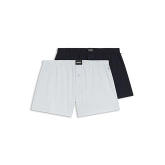 BOSS Two-pack of boxer shorts in stretch cotton