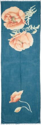 Akris Anemone Cashmere Fringe Scarf in River Green at Nordstrom