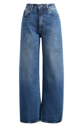 Frame Denim The Bow High Waist Barrel Jeans in Obscura at Nordstrom, Size 24